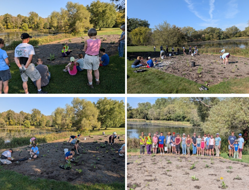 Photo: Volunteer event at Epiphany Ponds Park in the City of Coon Rapids.